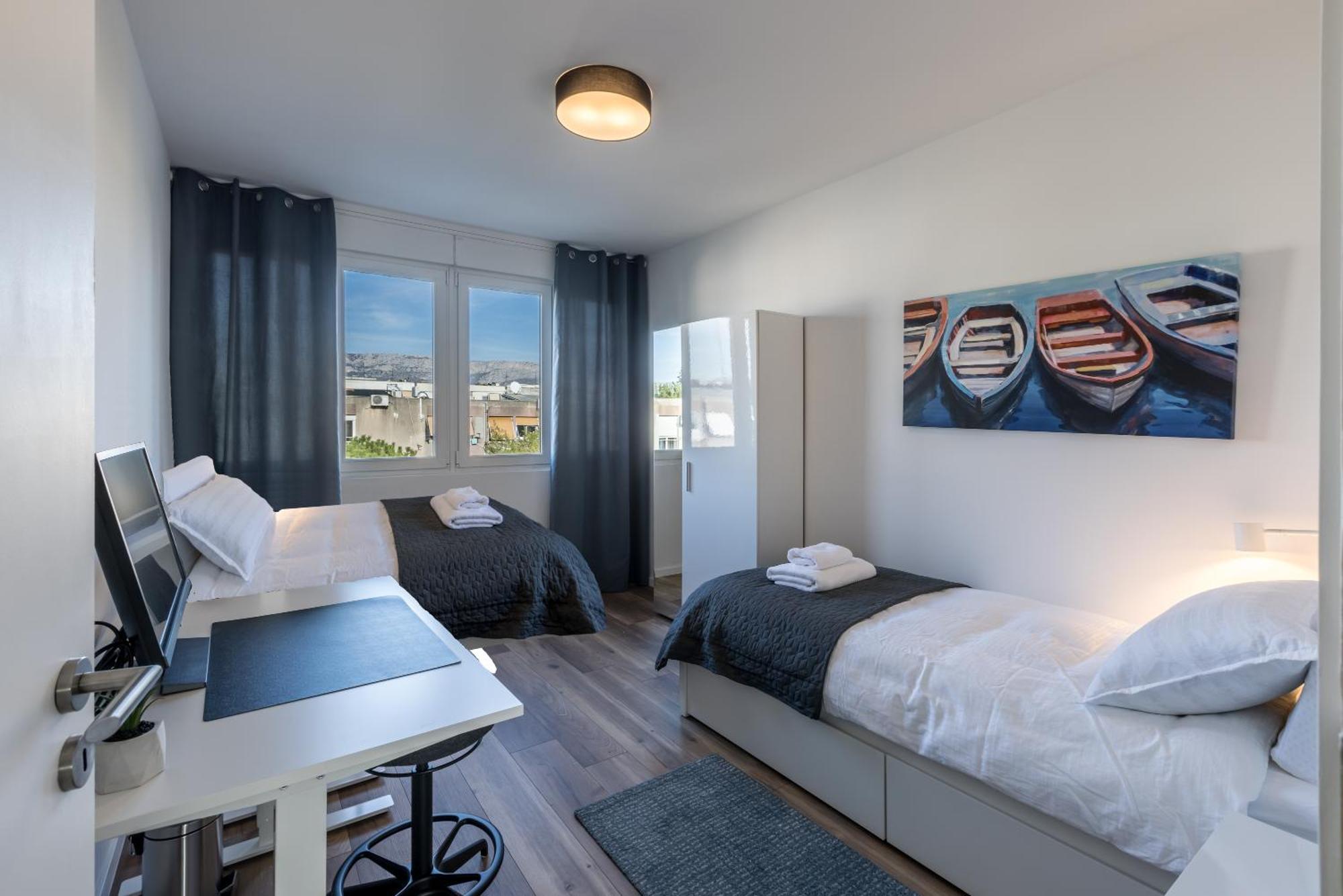 Sundowners Apartment, 52Qm, Double & Single Bed, 10 Min From Old Town Of Split Kültér fotó